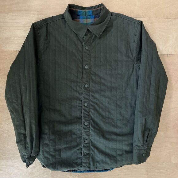 Cotopaxi Shirt Jacket Medium Multicolor Checkered Reversible Lined Workwear - Picture 10 of 12